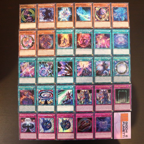 Lotto carte mago nero - mago,