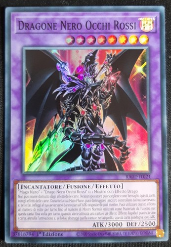 Dragone nero occhi rossi - dragone,