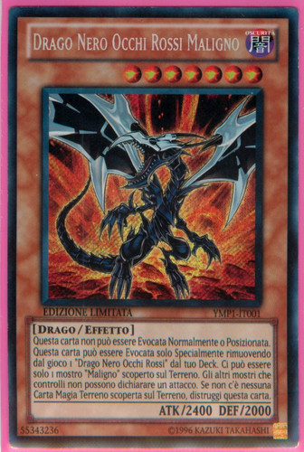 Drago nero occhi rossi maligno - occhi,