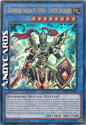 Glorioso soldato nero super - glorioso,