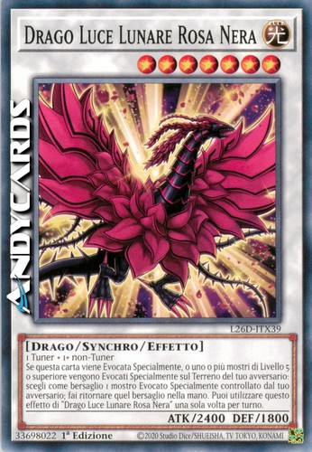 Drago luce lunare rosa nera - luce,