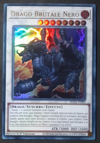 Drago brutale nero ultra - drago,